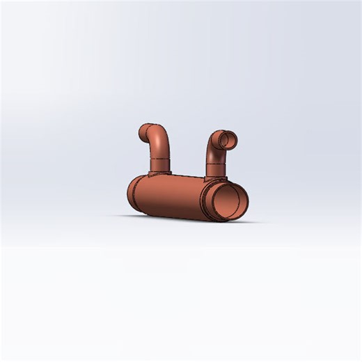 Shell and Tube Series Refrigerant Suction Line Copper Tube Heat Exchanger Refrigerant Coaxial Heat Exchanger