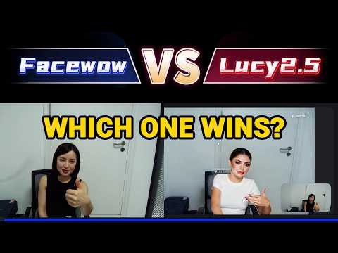 Lucy 2.5 vs FaceWow: Full AI Transformation vs Real-Time Face Swap