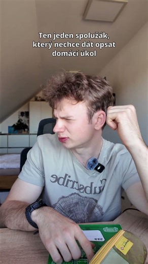 Nechtěl dát opsat domácí úkol