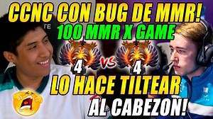 😱CCNC con BUG de MMR! WISPER lo hace tiltear dota 2 | Dota 2 Perú Vídeos