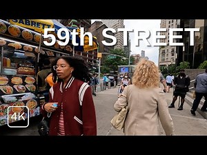 NEW YORK CITY Walking Tour [4K] - 59th STREET