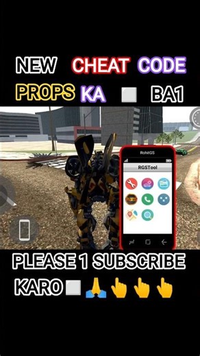 indian bike driving 3D secret cheat code props ka