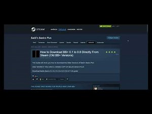 how to download Baldi's basics plus old versions