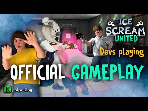 ICE SCREAM UNITED GAMEPLAY 🍧 DEVELOPERS PLAYING 🎮 Ice Scream MULTIPLAYER