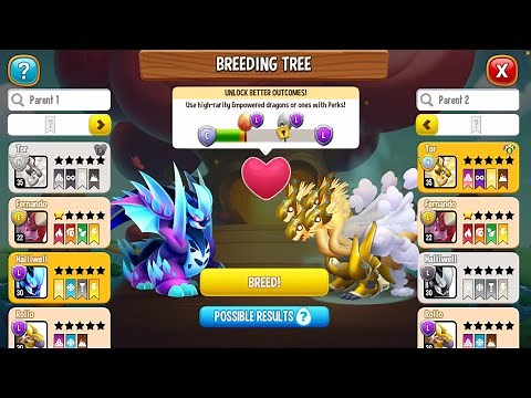 How To Breed Dragons in Ultra Breeding Tree in Dragon City