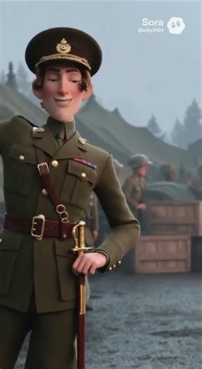 The Least Aggressive British Officer in History!!! #army #shorts