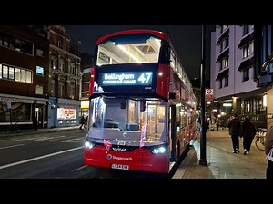 FULL JOURNEY ⚡️ ⚡️ | LONDON BUS 47 SHOREDITCH - BELLINGHAM CATFORD BUS GARAGE ( LV24EVK) 82060
