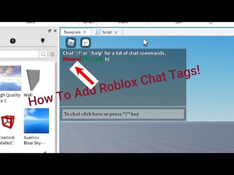 How to Add Roblox Chat Tags to Your Roblox Game! | Roblox Studio Tutorial