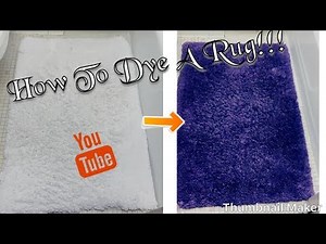 How To Dye A Shag Rug (Nard & Nisha)