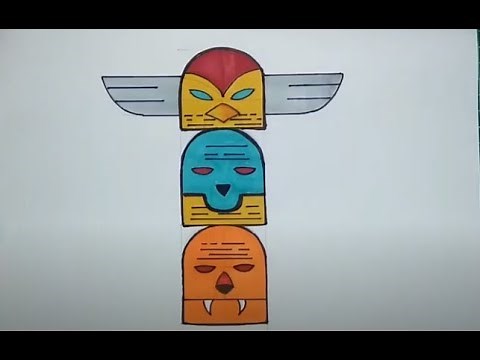 How to Draw a Totem Pole