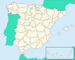 Provincias de España: Centro y sur