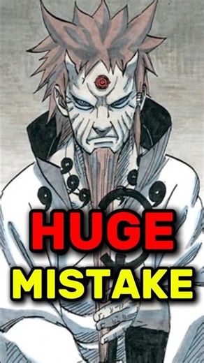 The Sage of Six Paths Made a HUGE Mistake #naruto #so6p #hagoromo #otsutsuki #anime