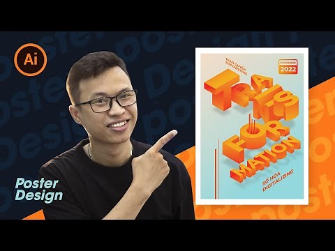 Hướng dẫn thiết kế poster bằng illustrator ( illustrator Tutorial ) | BonART