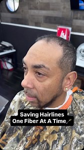 Live your life with a clean hairline🔥 You know that moment when you’re lookin’ in the mirror lights dim, playlist vibin’, and you catch yourself like “yeah… this the version of me I been tryna bring back.” 😮‍💨 This ain’t no gimmick, no spray paint, no filter trick. This is real hair fibers, made from 100% real hair the same hair your own hair’s made of. It’s not covering you up it’s completing you. 💦 Why it’s built different: Most products fade, drip, or stain the moment you sweat, but Hair 