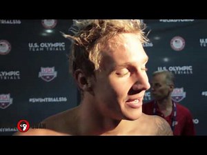 Caeleb Dressel gives very emotional interview (Video)