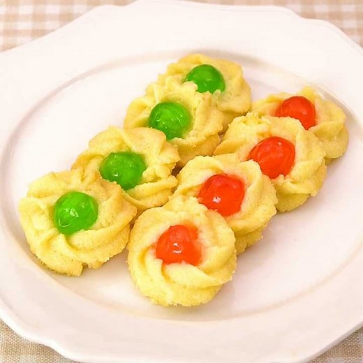 見た目が可愛い！ ドレンチェリークッキーのレシピ動画・作り方 | デリッシュキッチン