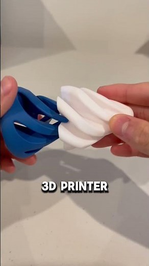 Impossible Pass-Through Fidget Cone #3dprinting