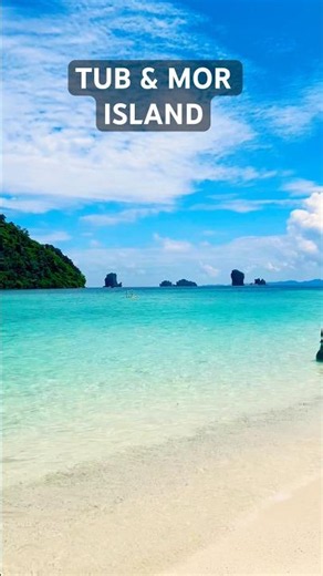 Walk Across the Sea 🌴 Tub & Mor Island, Thailand #adventure #travel #thailand