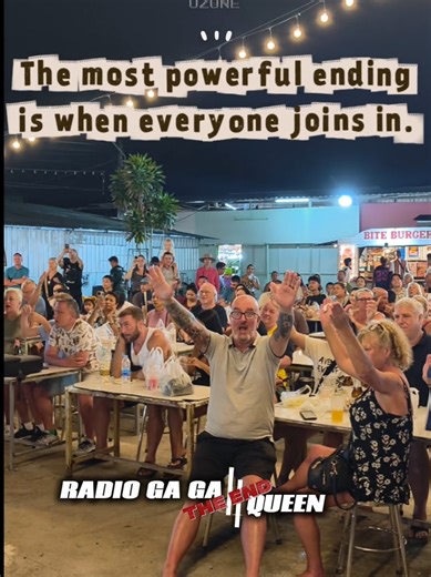 Clap. Clap. Radio Ga Ga. 👏👑👏👑#RadioGaGa #Queen #OZONEBand #NeneRoyal #PhuketRockstar