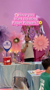 Discover the art of crafting exquisite paper flowers at our workshop with DC Paper Flowers Manila! 🌸✨ | SM Southmall
