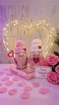 How to Make Valentine's Day Gnomes | Easy DIY Tutorial #ValentinesDay #DIY #GnomeTutorial #Crafts