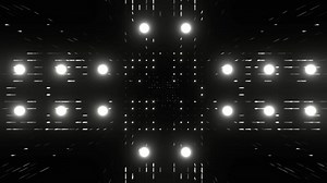 Download White Flashing Neon Dotted Cross Shape Background VJ Loop in 4K for free