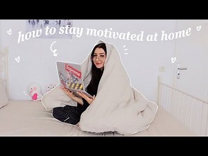 HOW TO STAY MOTIVATED IN ONLINE UNI, college & school | motivation & productivity tips 👩🏻‍💻