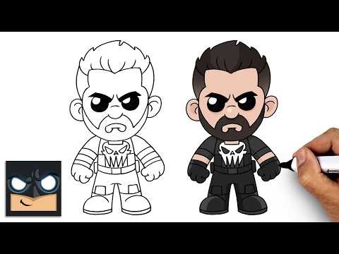 How to Draw The Punisher | Avengers Doomsday
