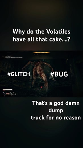 Volatiles in DL The Beast Glitch - Shows off massive Dumpy #dyinglight #dyinglightthebeast