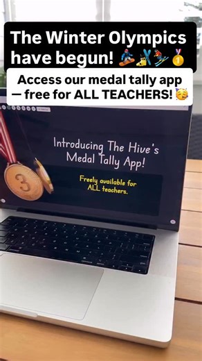 Tam Milledge | Teaching tips & resources for primary teachers | FREE FOR ALL TEACHERS — comment OLYMPICS to get started! ⤵️ ✨ A reminder about The Hive’s FREE medal tally app as we head into the Winter... | Instagram