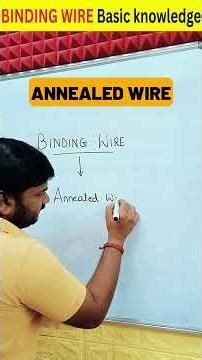 Binding wire basic knowledge for Interview from IS code