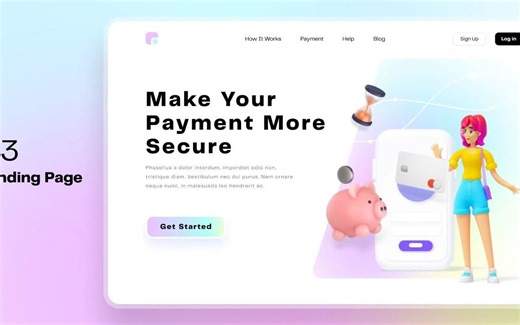 UI 设计挑战 ｜ 电脑端网页登陆页面