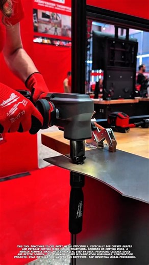 Smart Sheet Metal Nibbler Tool in Action | Precision Metal Cutting.