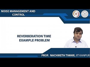 Reverberation time example problem