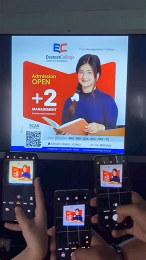 7.3K views · 43 reactions | JOIN US FOR A BRIGHTER TOMORROW.ADMISSIONS NOW OPEN!!! Visit our college Thapathali, kathmandu (opposite to trade tower) Register now for free: https://www.everestcollege.edu.np/enroll/ #EverestCollege #CenterForExcellence #TrulyManagementCollege | Everest College | Facebook