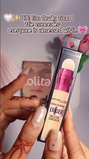 ✨ Maybelline Instant Age Rewind Eraser Concealer Review & Swatch 💄 | #shorts #concealer