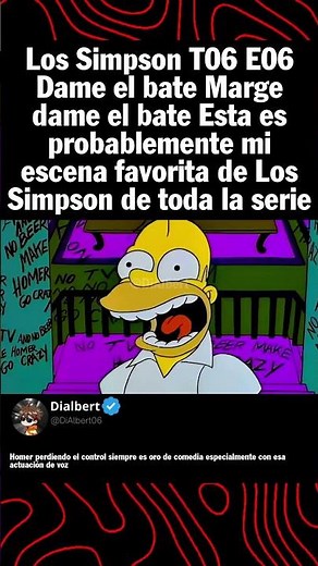 The Simpsons Season 6 Episode 6 Give Me the Bat Marge, give me the bat. This is probably my favor...