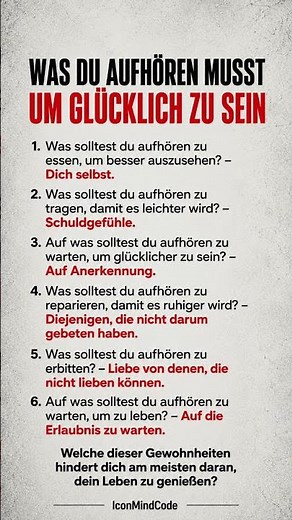 6 Dinge, die du ab heute loslassen MUSST! ⏳✨ #lebensweisheiten #selbstreflexion #selbstliebe
