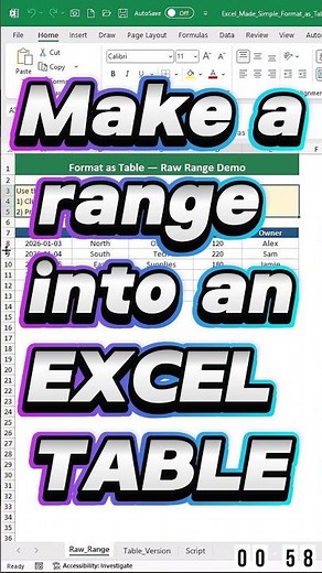 Ctrl+T — The Excel Shortcut Everyone Should Know