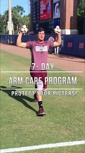ATTENTION: Baseball Coaches & Parents HOW Do You Add Velocity While Improving Arm Strength & Arm Health? An SEC Strength Coach Reveals his exact Arm Care Program that lead to a College World Series berth & over 50 MLB draft picks! This is not just a 7-Day program but a progression from week to week that will ensure you're developing the strength, stability, and technique necessary to maintain safety and health from one start to the next. This Arm Care Package will work every joint and every musc