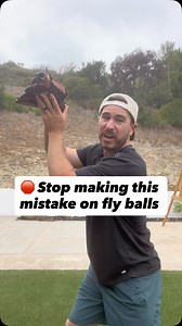 This is the biggest mistake at every level of baseball when it comes to catching fly balls and pop-ups. Here’s how to make sure your team always catches a fly ball or pop-up. First, you gotta look up and find the ball. Then you run to a spot, drifting and looking at the ball does not work. Once you’re at the spot, ideally you overran where you think it’s going to land, you set up to catch it and move forward while catching it. This allows your momentum to go forward and throw the ball harder and