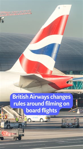 British Airways changes rules around filming on board flights