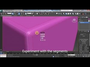 How to make round edges in 3ds max/ how to fillet edges