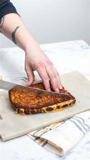Our country sourdough filled with Gruyère and savory tomato chutney, grilled golden and melty = grilled cheese on another level. 🔥🧀 | Liv Breads Artisan Bakery and Coffee Bar