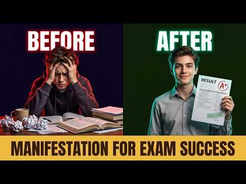 "Manifestation for Exam Success — Do This Night Before Your Exam"
