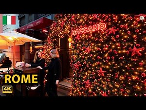 CHRISTMAS Already Here in Rome 30 November 2025 | Start From Castel Sant'Angelo | 4K Quality