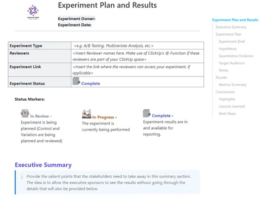 Hypothesis Tracking Templates: 9 Practical Picks | ClickUp