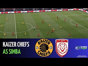 Kaizer Chiefs vs AS Simba | CAF Confederation Cup video game simulation