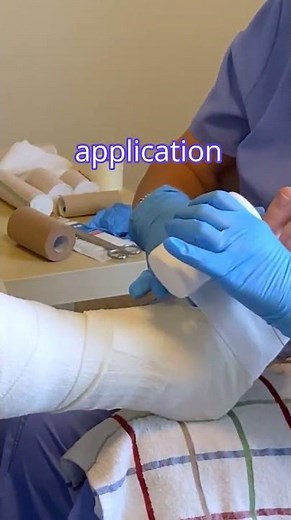 Compression Bandage Application