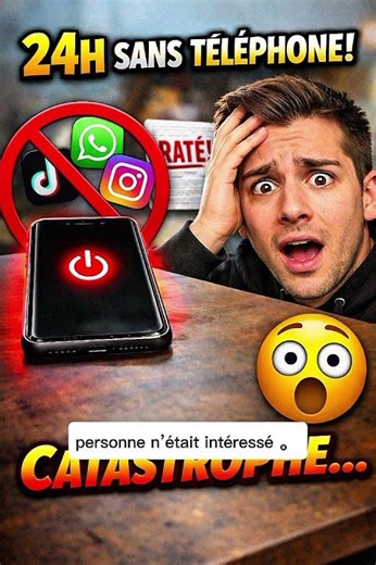 👉 “24H sans téléphone… j’ai craqué 😳📵”